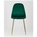 миниатюра Стул Валенсия велюр зеленый золотые ножки №2