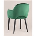 миниатюра Стул Венера диамант велюр изумрудный мебельная ткань велюр №3