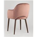 миниатюра Стул Венера диамант велюр пыльно-розовый мебельная ткань велюр №2