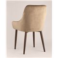 миниатюра Стул Диана велюр бежевый, обивка мебельный велюр №4