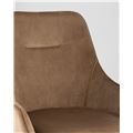 миниатюра Стул Диана велюр бежевый, обивка мебельный велюр №9