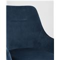 миниатюра Стул Диана велюр сине-зеленый, обивка мебельный велюр №9