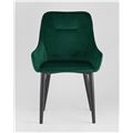 миниатюра Стул Диана изумрудный, обивка мебельный велюр №2