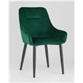 миниатюра Стул Диана изумрудный, обивка мебельный велюр №4