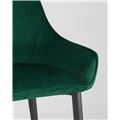 миниатюра Стул Диана изумрудный, обивка мебельный велюр №8