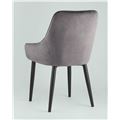 миниатюра Стул Диана серый, обивка мебельный велюр №3