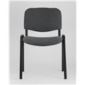 миниатюра Стул Изо ( iso ) серый для посетителей и конференц залов, изгиб под спину, пластиковые опоры №2