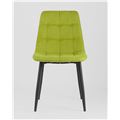 миниатюра Стул Канзас зеленый в тканевой обивке №2