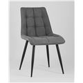 миниатюра Стул Канзас серый в мягкой тканевой обивке №2