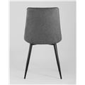 миниатюра Стул Канзас серый в мягкой тканевой обивке №4