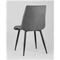 миниатюра Стул Канзас серый в мягкой тканевой обивке №5