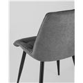 миниатюра Стул Канзас серый в мягкой тканевой обивке №6