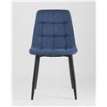 миниатюра Стул Канзас синий в мягкой тканевой обивке №2