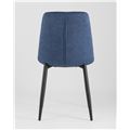 миниатюра Стул Канзас синий в мягкой тканевой обивке №5
