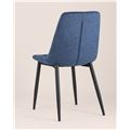 миниатюра Стул Канзас синий в мягкой тканевой обивке №6