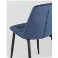 миниатюра Стул Канзас синий в мягкой тканевой обивке №7