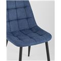 миниатюра Стул Канзас синий в мягкой тканевой обивке №8