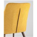 миниатюра Стул Квини желтый обивка плотная ткань, стальные ножки №6