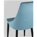 миниатюра Стул Ларго велюр пыльно-голубой №7