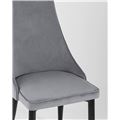 миниатюра Стул Ларго велюр серый №3