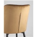 миниатюра Стул Лоренс карамель, обивка мебельный велюр №7