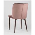 миниатюра Стул Лоренс пыльно-розовый обивка мебельный велюр №5