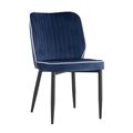 миниатюра Стул Лоренс синий, обивка мебельный велюр №1