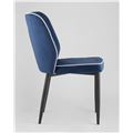 миниатюра Стул Лоренс синий, обивка мебельный велюр №5
