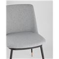 миниатюра Стул Мелисса мягкий тканевый серый №9