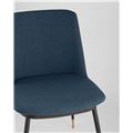 миниатюра Стул Мелисса мягкий тканевый синий №8