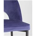 миниатюра Стул Молли королевский синий, обивка мебельный велюр №8