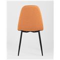 миниатюра Стул Норман рогожка оранжевый ножки металл №4