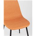 миниатюра Стул Норман рогожка оранжевый ножки металл №7