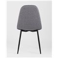 миниатюра Стул Норман рогожка тёмно-серый ножки металл №4