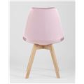 миниатюра Стул обеденный FRANKFURT обивка велюр цвет розовый №4