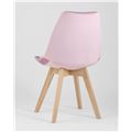 миниатюра Стул обеденный FRANKFURT обивка велюр цвет розовый №5