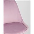 миниатюра Стул обеденный FRANKFURT обивка велюр цвет розовый №7