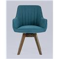 миниатюра Стул обеденный MANS бирюзовый с функцией вращения №3