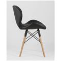 миниатюра Стул обеденный Бон экокожа цвет черный №3