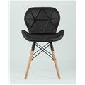 миниатюра Стул обеденный Бон экокожа цвет черный №8