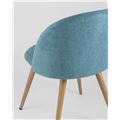 миниатюра Стул обеденный Лион бирюзовый шенилл №7