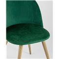 миниатюра Стул обеденный Лион велюр с ромбами зеленый №8