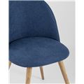 миниатюра Стул обеденный Лион обивка синий шенилл №7