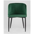 миниатюра Стул Оскар велюр изумрудный мебельная ткань велюр №2