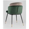 миниатюра Стул Пенелопа мягкий зеленый обивка вельвет №6