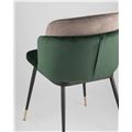миниатюра Стул Пенелопа мягкий зеленый обивка вельвет №7