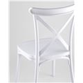 миниатюра Стул пластиковый Кроссбэк белый №7