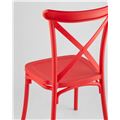миниатюра Стул пластиковый Кроссбэк красный №7