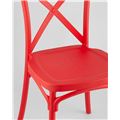 миниатюра Стул пластиковый Кроссбэк красный №8