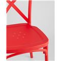 миниатюра Стул пластиковый Кроссбэк красный №9